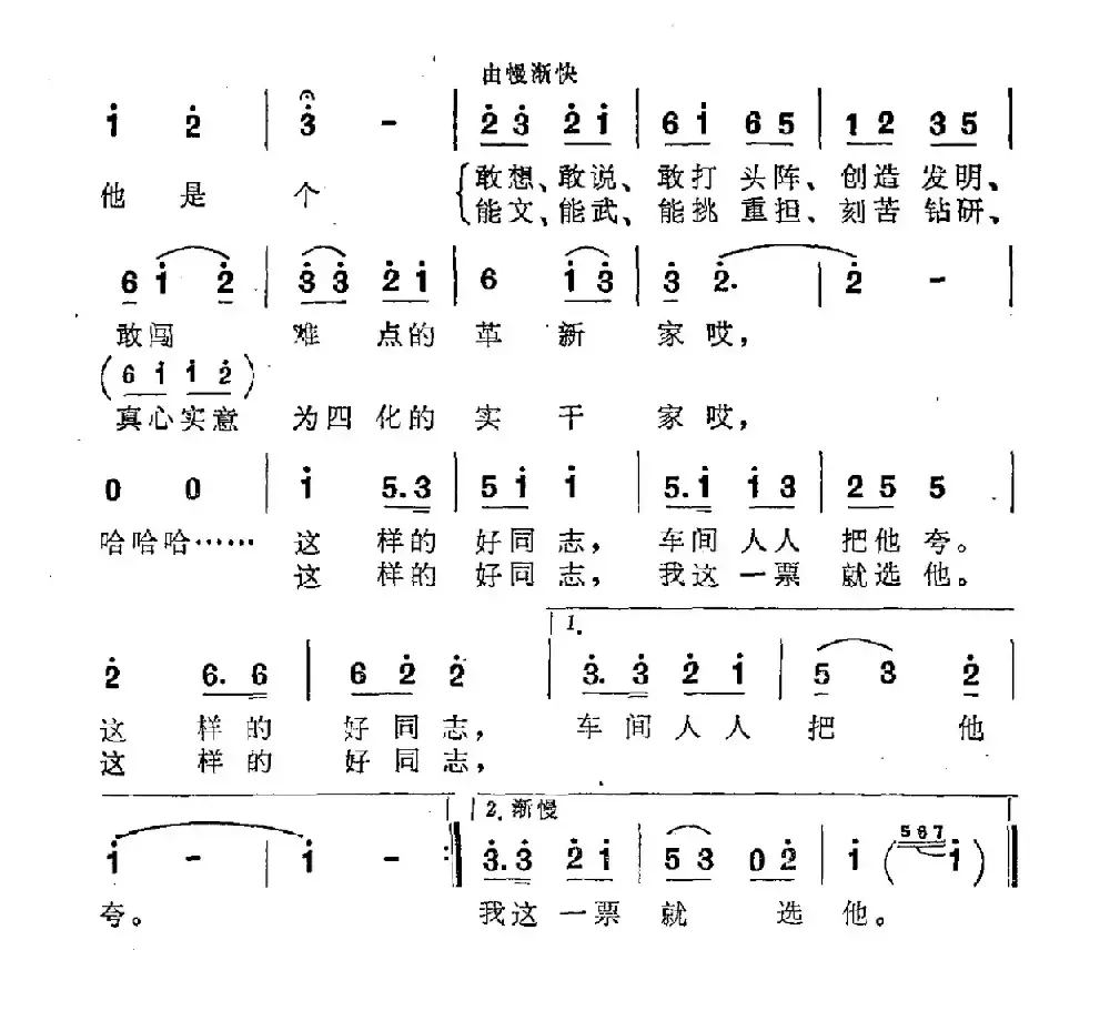 车间主任工人选