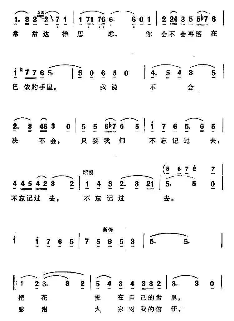 我从前是个小奴隶（歌剧《阿依古丽》选曲）