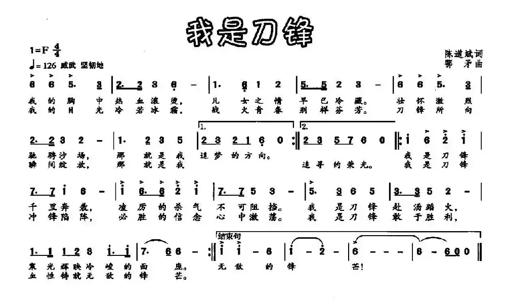 我是刀锋