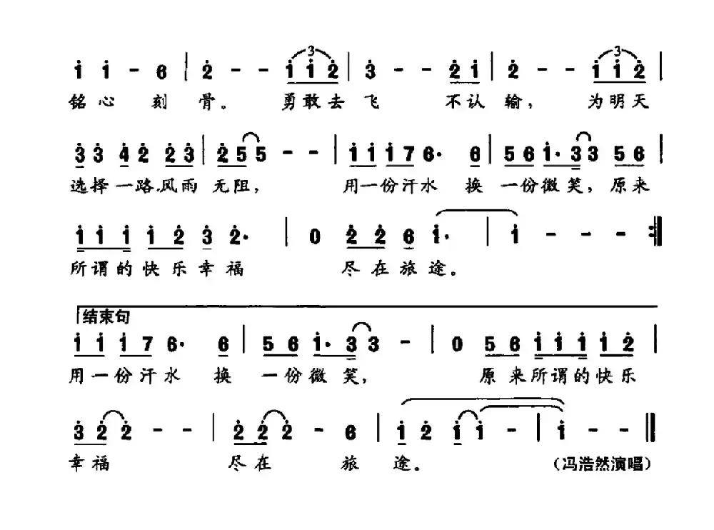 勇敢去飞（付广慧词 陈莉曲）