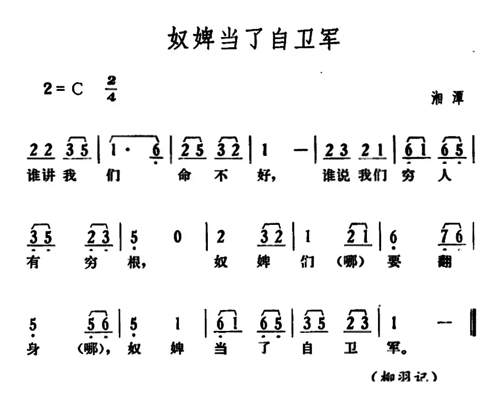 奴婢当了自卫军