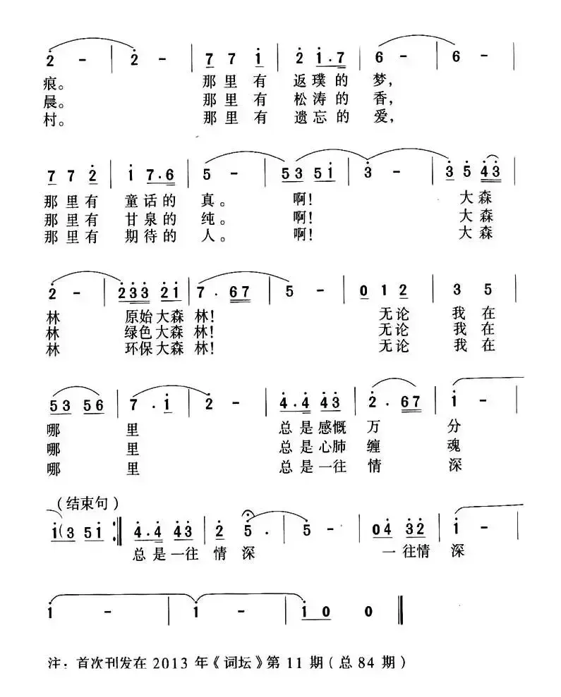 向往大森林