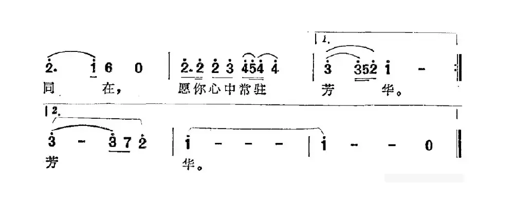 愿你心中常驻芳华