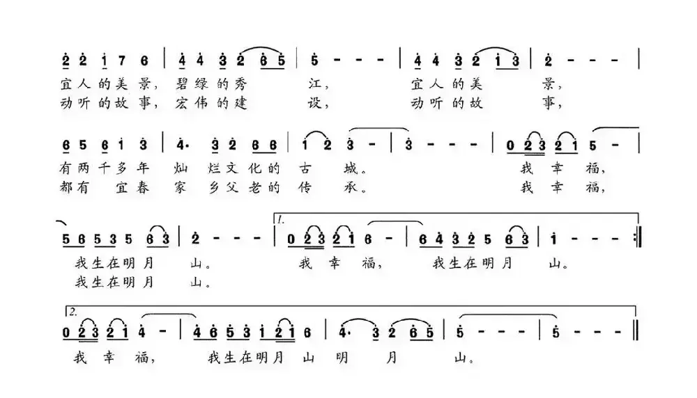 我幸福，我生在明月山
