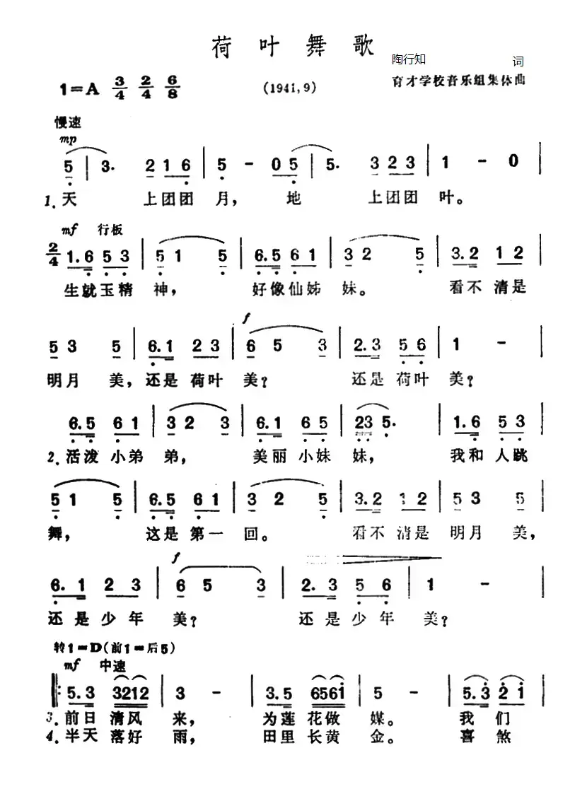 荷叶舞歌 