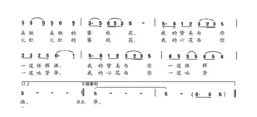 攀枝花（苏金鸿词 刀绍辉曲）