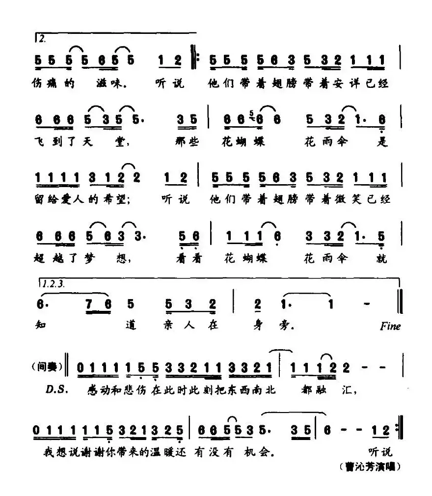 翅膀（献给2008冰灾中牺牲的烈士们）