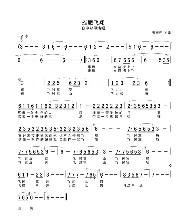 雄鹰飞翔