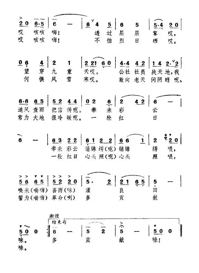 我是公社气象员