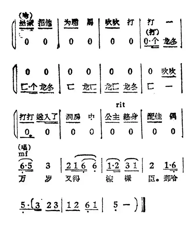 万岁又得栋梁臣（电影《女驸马》选曲、刘大人唱段）