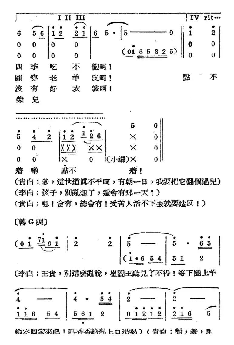 歌剧《王贵与李香香》全剧之第一幕 第一场