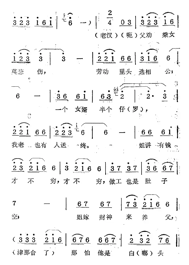 歌剧《蛇郎》选曲：第二场 墙裂又遇连夜风（曲十八）