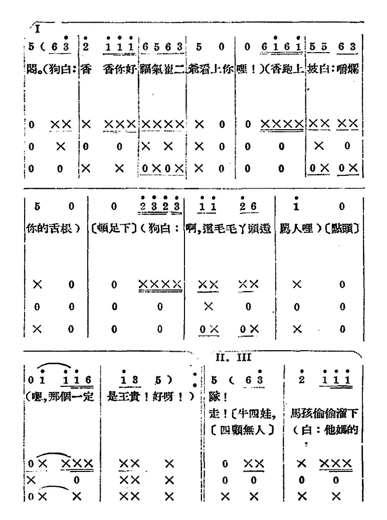 歌剧《王贵与李香香》全剧之第一幕 第二场